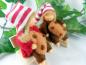 Preview: Lebkuchenwichtel sitzend mit Holzbank Preview: Lebkuchenwichtel sitzend mit Holzbank