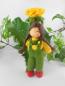 Preview: Löwenzahnmädchen mit Latzhose - Blumenkind Preview: Löwenzahnmädchen mit Latzhose - Blumenkind