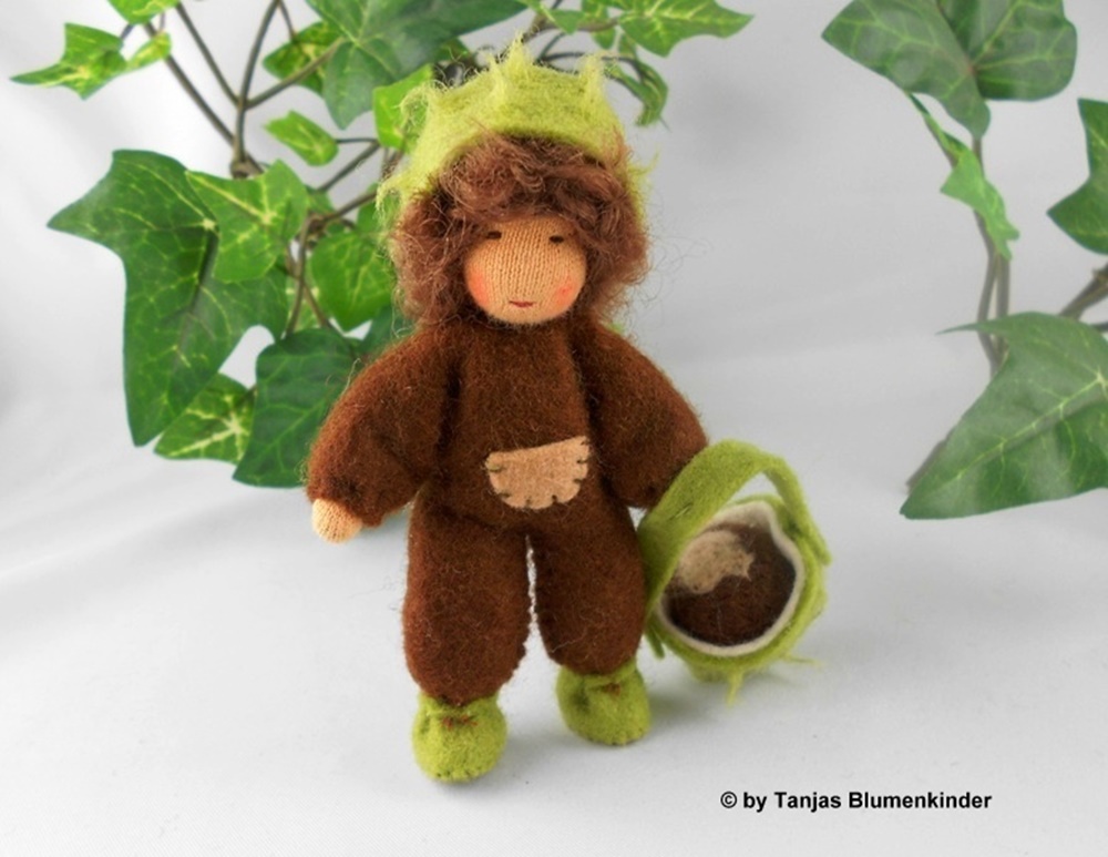 Kastanienkinder für den Jahreszeitentisch - Mutter/Sohn Kastanienkinder für den Jahreszeitentisch - Mutter/Sohn
