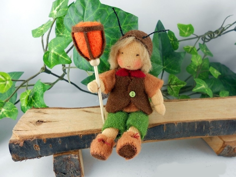 Blumenkind Jahreszeitentisch Sommer Glühwürmchen Blumenkind Jahreszeitentisch Sommer Glühwürmchen