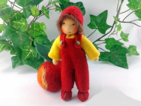 Apfel - rot - Junge Jahreszeitentisch Apfel - rot - Junge Jahreszeitentisch