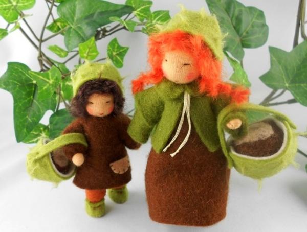 Kastanien Blumenkinder Herbst Jahreszeitentisch Kastanien Blumenkinder Herbst Jahreszeitentisch
