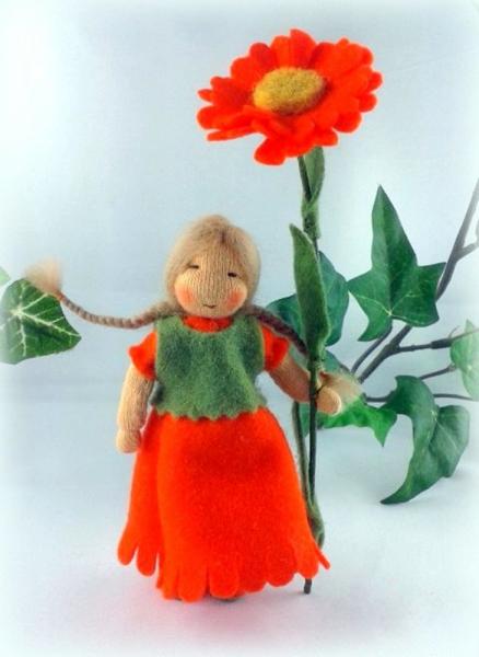 Blumenkind Jahreszeitentisch Sommer Ringelblume Blumenkind Jahreszeitentisch Sommer Ringelblume