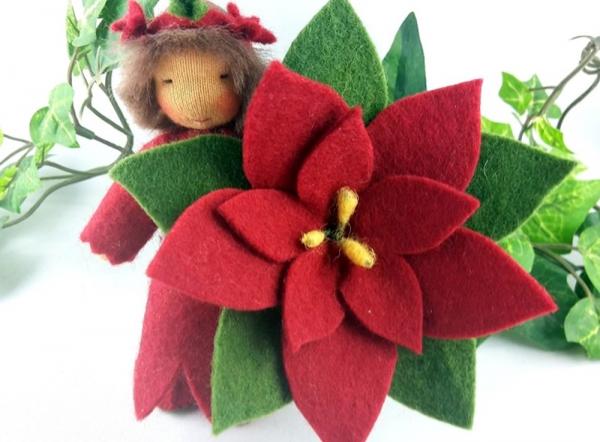 Weihnachtsstern Blumenkind Winter Jahreszeitentisch Weihnachtsstern Blumenkind Winter Jahreszeitentisch
