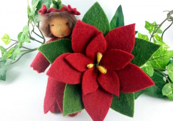 Weihnachtsstern rot - Blumenkind Jahreszeitentisch Weihnachtsstern rot - Blumenkind Jahreszeitentisch