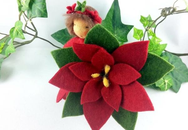 Weihnachtsstern rot - Blumenkind Jahreszeitentisch Weihnachtsstern rot - Blumenkind Jahreszeitentisch