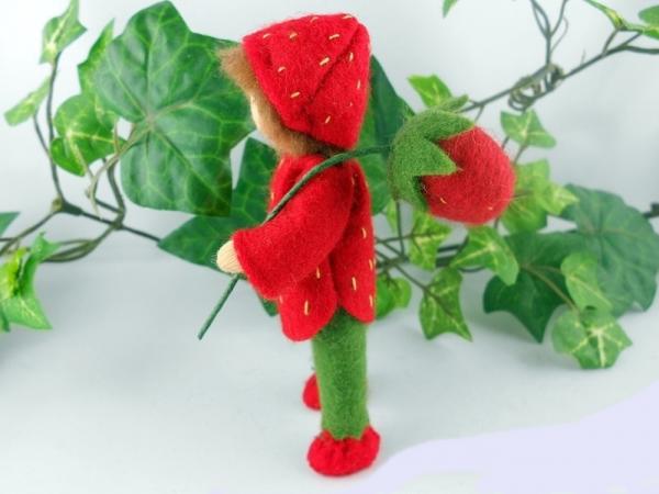 Erdbeere, Junge Blumenkind Jahreszeitentisch Erdbeere, Junge Blumenkind Jahreszeitentisch
