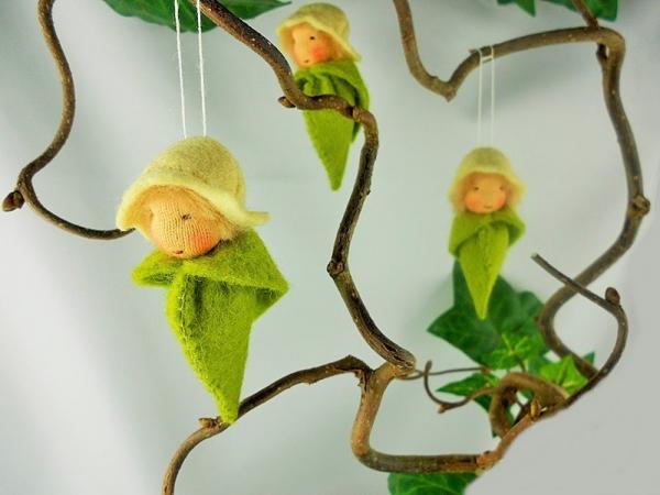 1 Frühlingsknospe, gelb zum Aufhängen Osterdeko 1 Frühlingsknospe, gelb zum Aufhängen Osterdeko